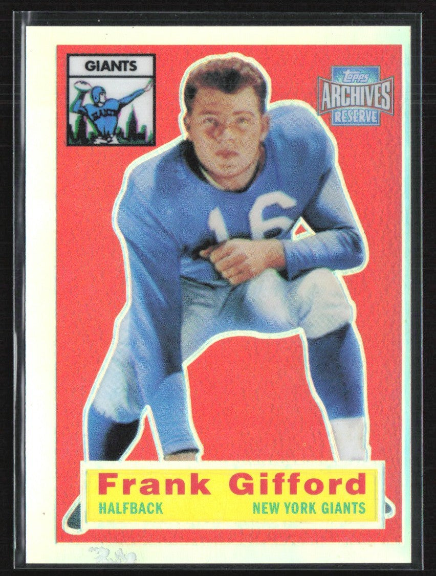 Frank Gifford 2001 Topps Archives Reserve #32 New York Giants