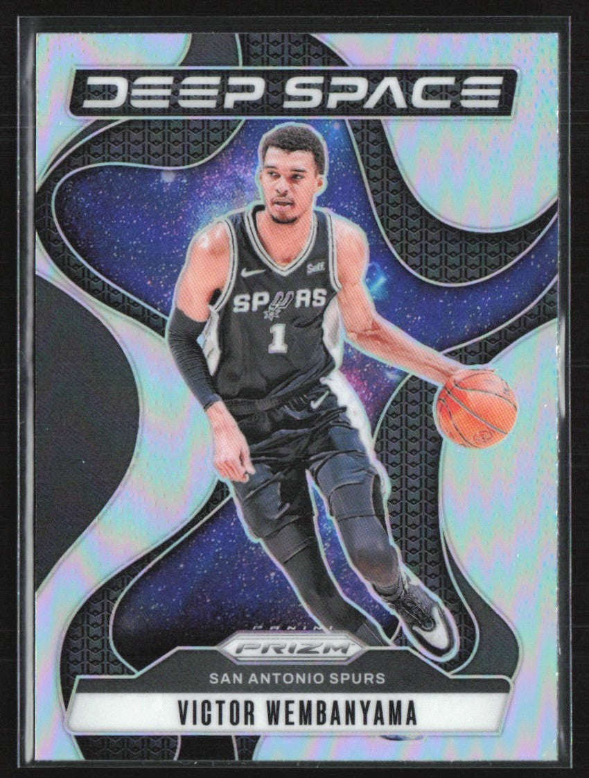 Victor Wembanyama 2024 Panini Prizm Deep Space Silver #2 San Antonio Spurs