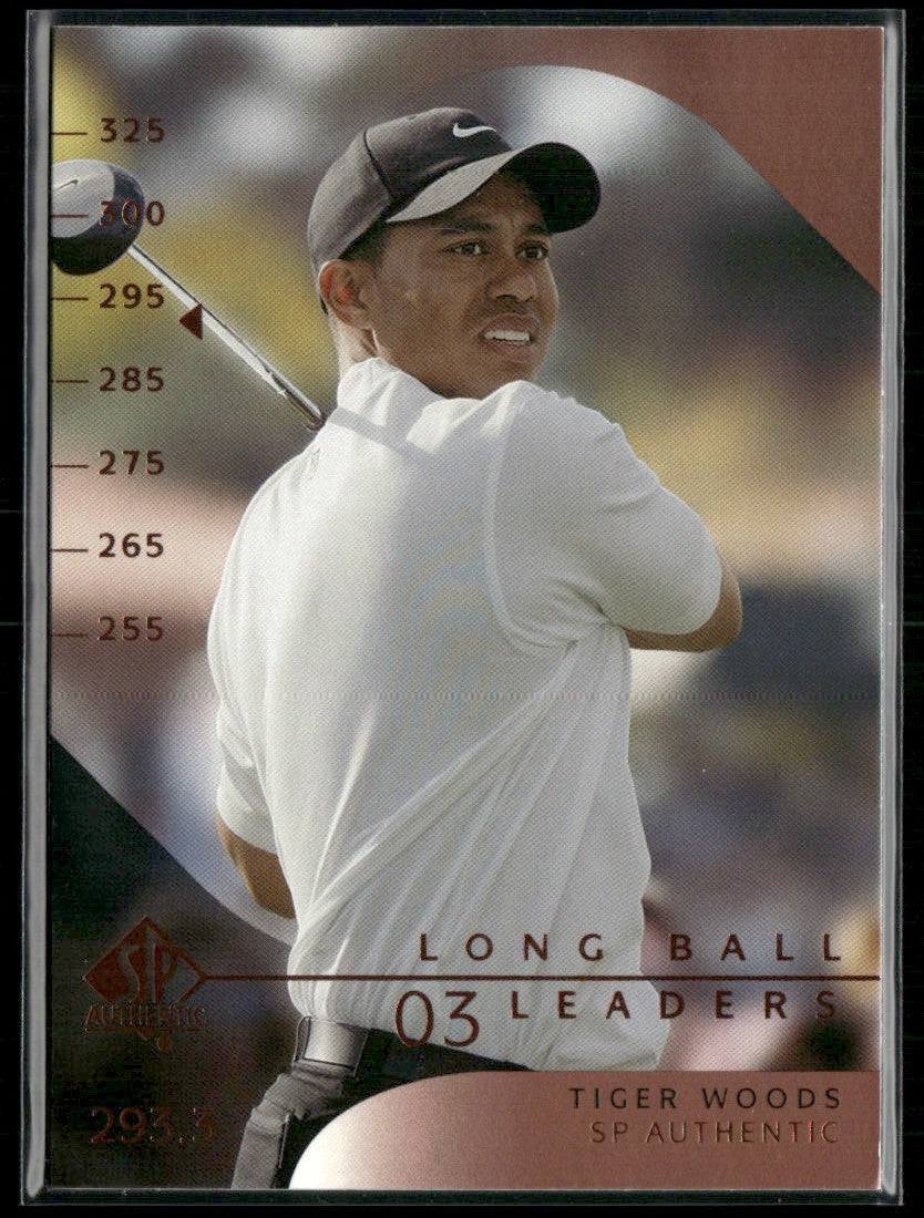 Tiger Woods 2003 SP Authentic Long Ball Leaders #53