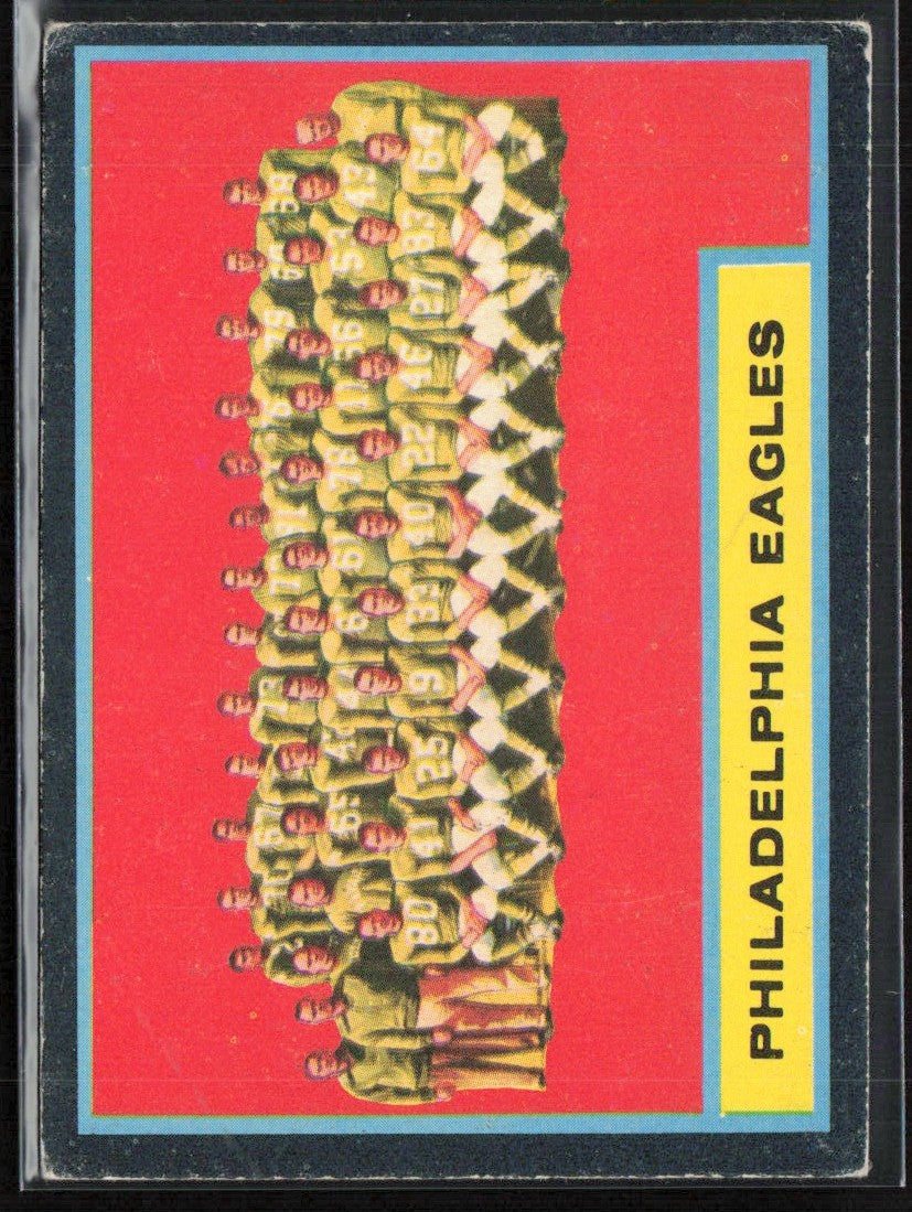 Philadelphia Eagles 1962 Topps #126 Philadelphia Eagles