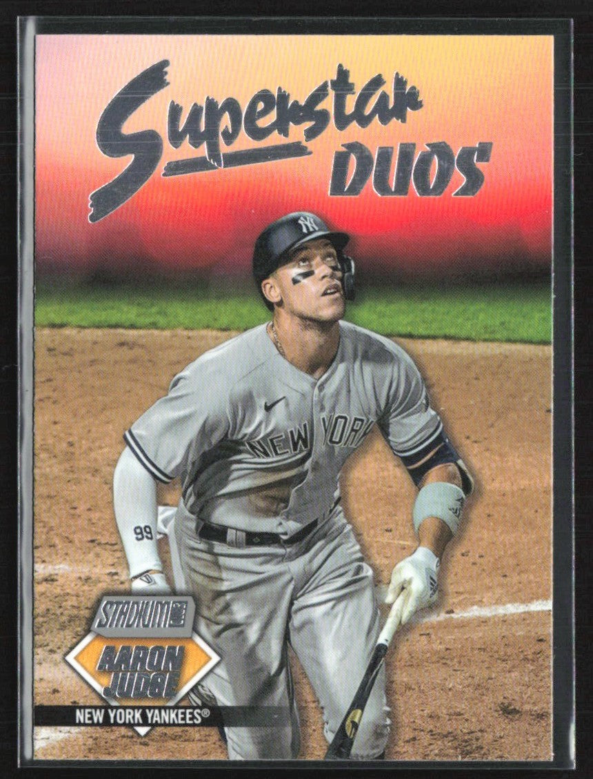 Aaron Judge/Giancarlo Stanton 2021 Topps Stadium Club Superstar Duos #SD-1