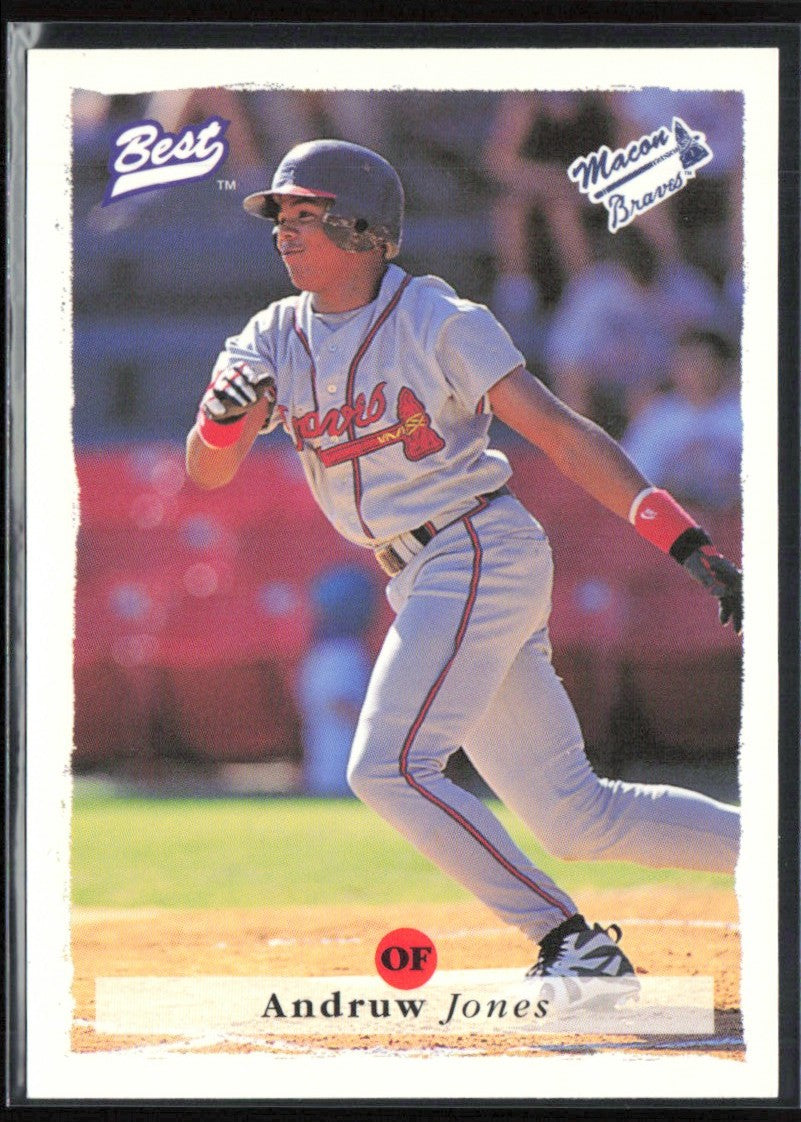 Andruw Jones 1995 Best RC #50 Macon Braves