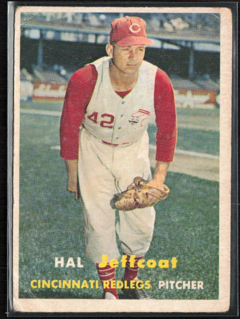 Hal Jeffcoat 1957 Topps #93 Cincinnati Redlegs