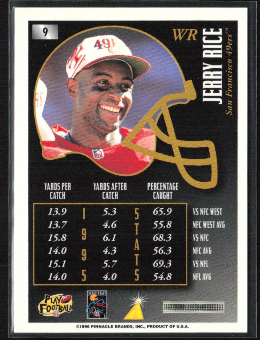 Jerry Rice 1996 Pinnacle Summit #9 San Francisco 49ers