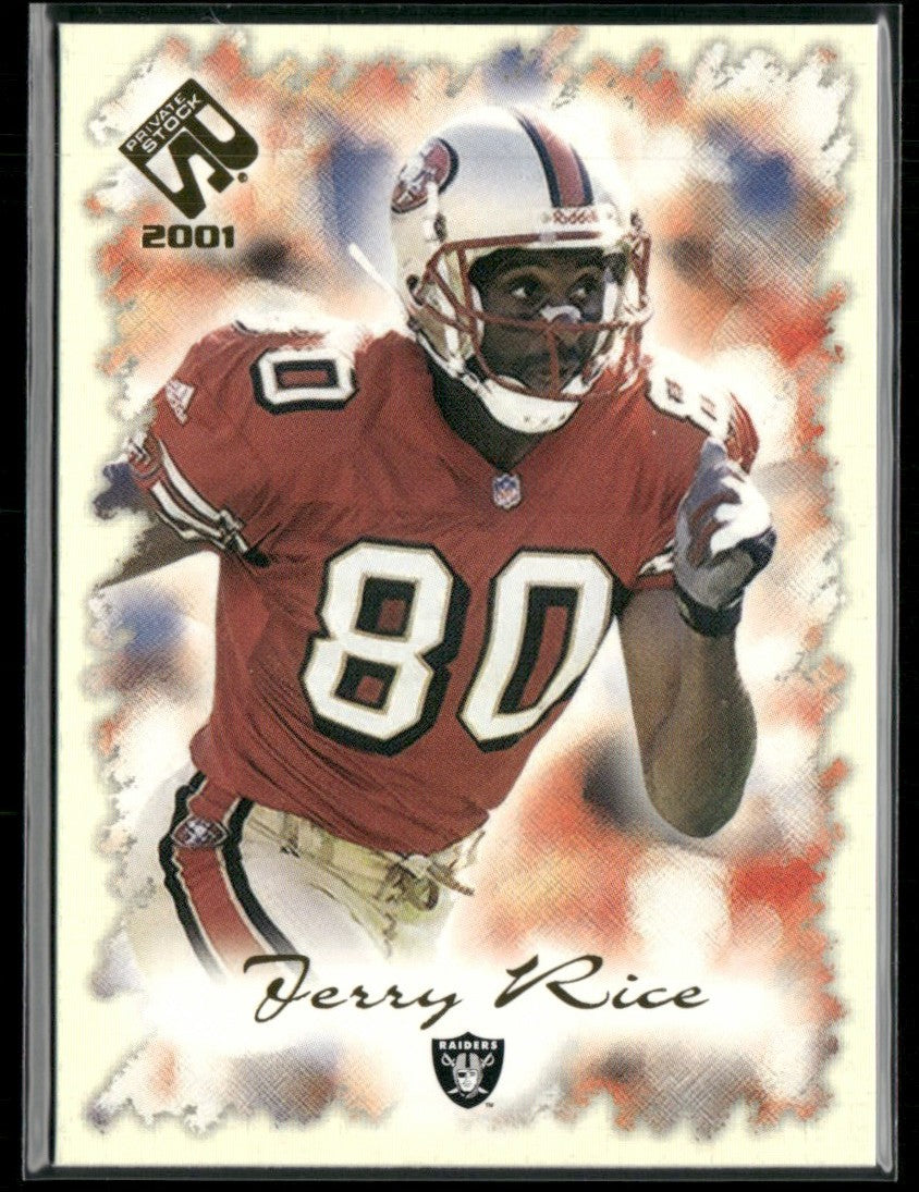Jerry Rice 2001 Pacific Private Stock #72 Oakland Raiders