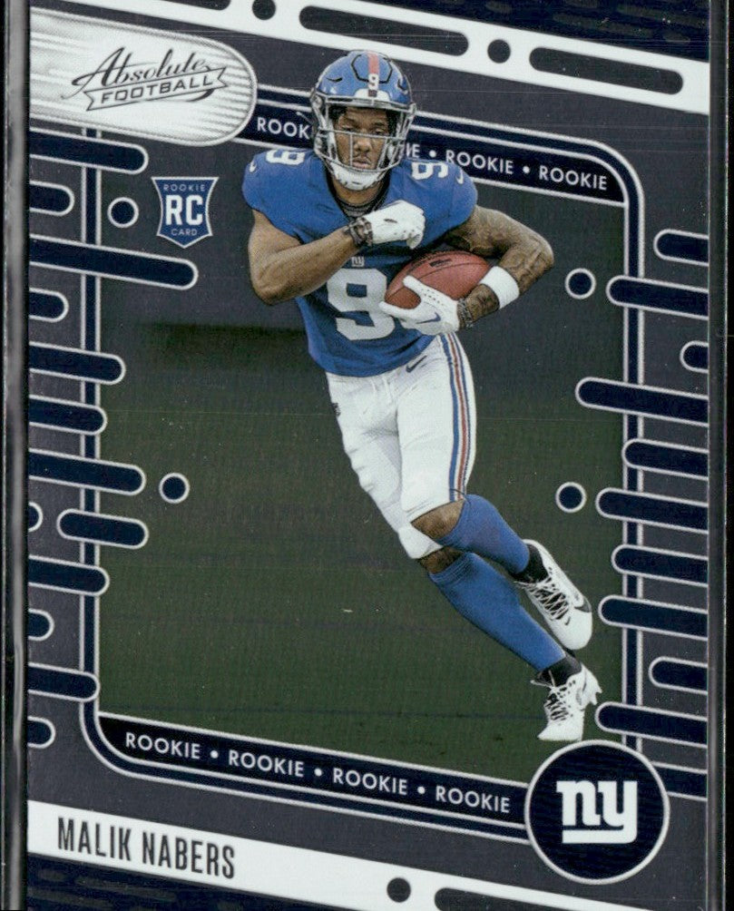 Malik Nabers 2024 Panini Absolute RC #106 New York Giants
