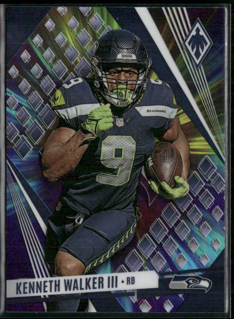 Kenneth Walker III 2023 Panini Phoenix Blue SP Image Variation #42