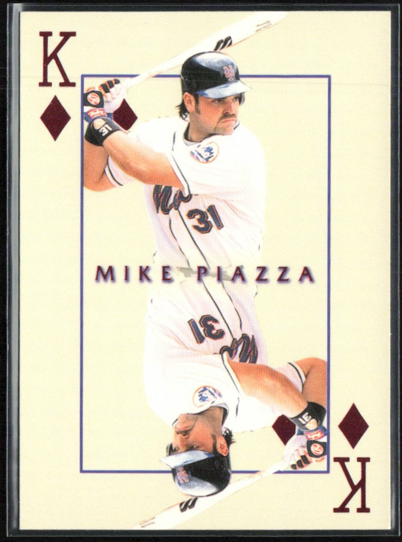 Mike Piazza 2000 Pacific Invincible Kings of the Diamond #19 New York Mets