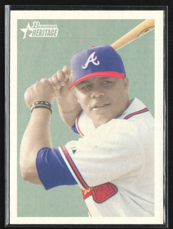 Andruw Jones 2006 Bowman Heritage #2 Atlanta Braves
