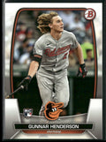 Gunnar Henderson 2023 Bowman RC #65 Baltimore Orioles