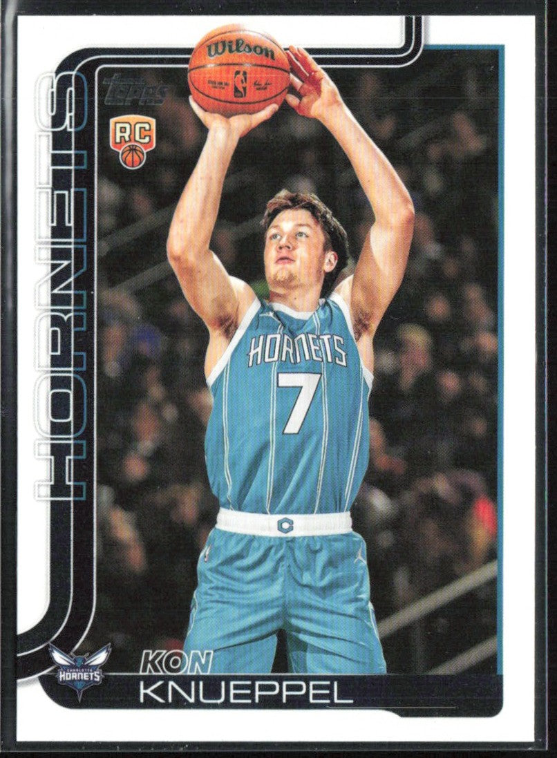 Kon Knueppel 2025 Topps RC #204 Charlotte Hornets