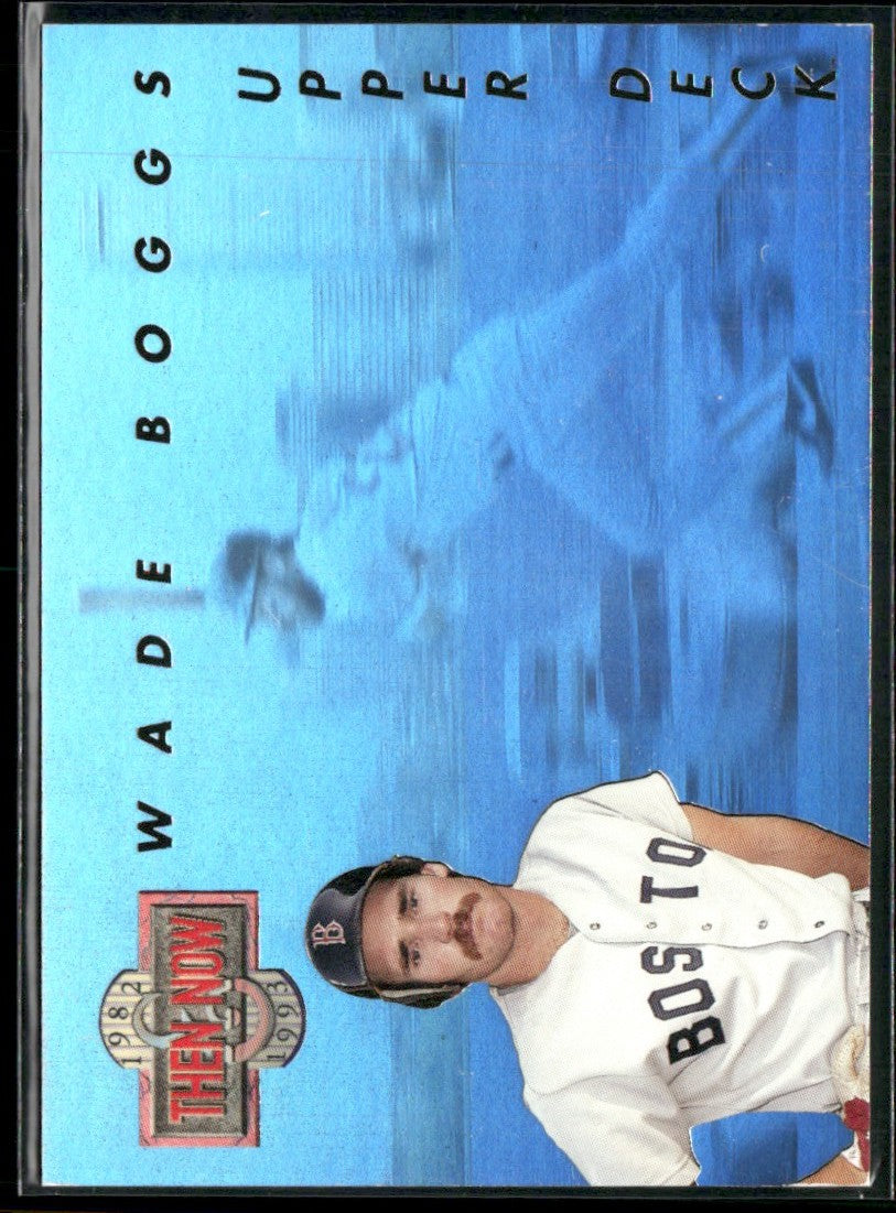 Wade Boggs 1993 Upper Deck Then and Now #TN1 Boston Red Sox