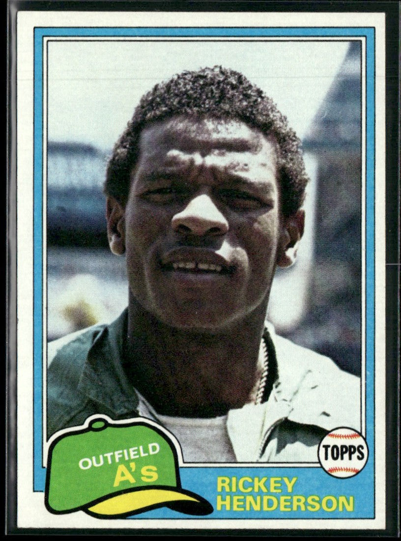 Rickey Henderson 1981 Topps #261 Oakland Athletics