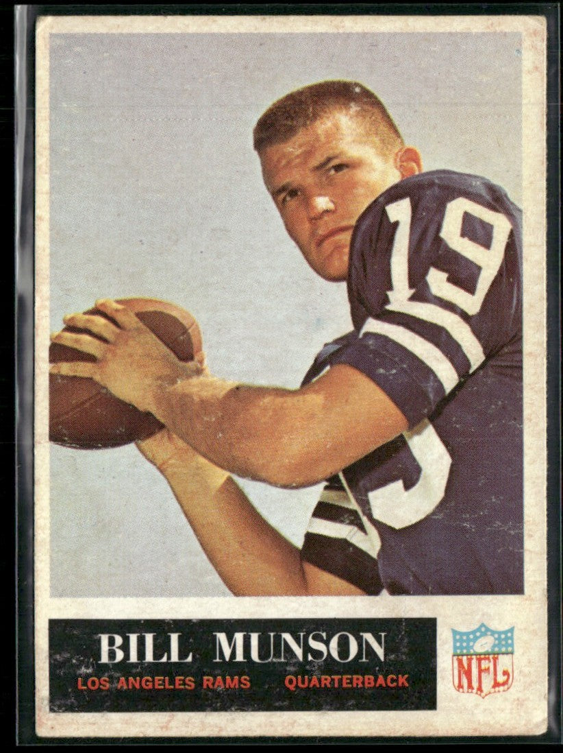 Bill Munson 1965 Philadelphia RC #93 Los Angeles Rams
