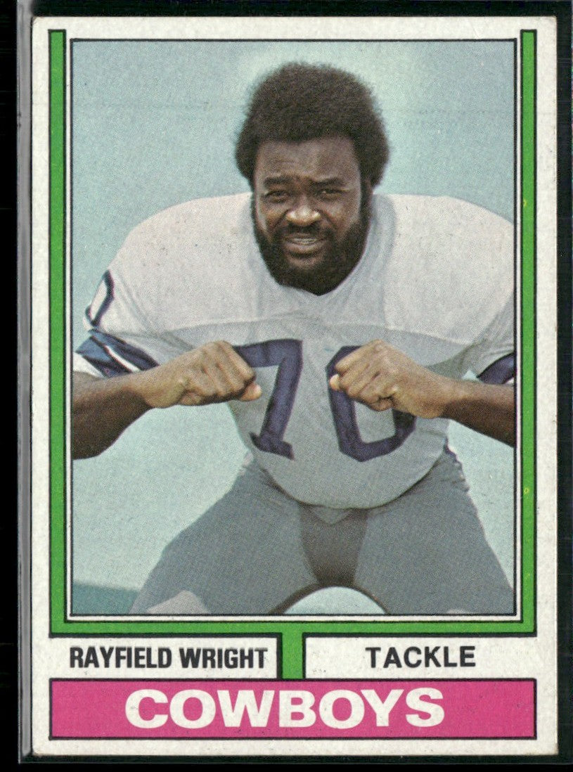 Rayfield Wright 1974 Topps #54 Dallas Cowboys
