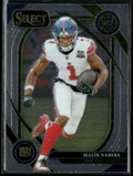 Malik Nabers 2024 Panini Select Club RC #220 New York Giants