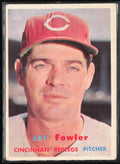 Art Fowler 1957 Topps #233 Cincinnati Redlegs