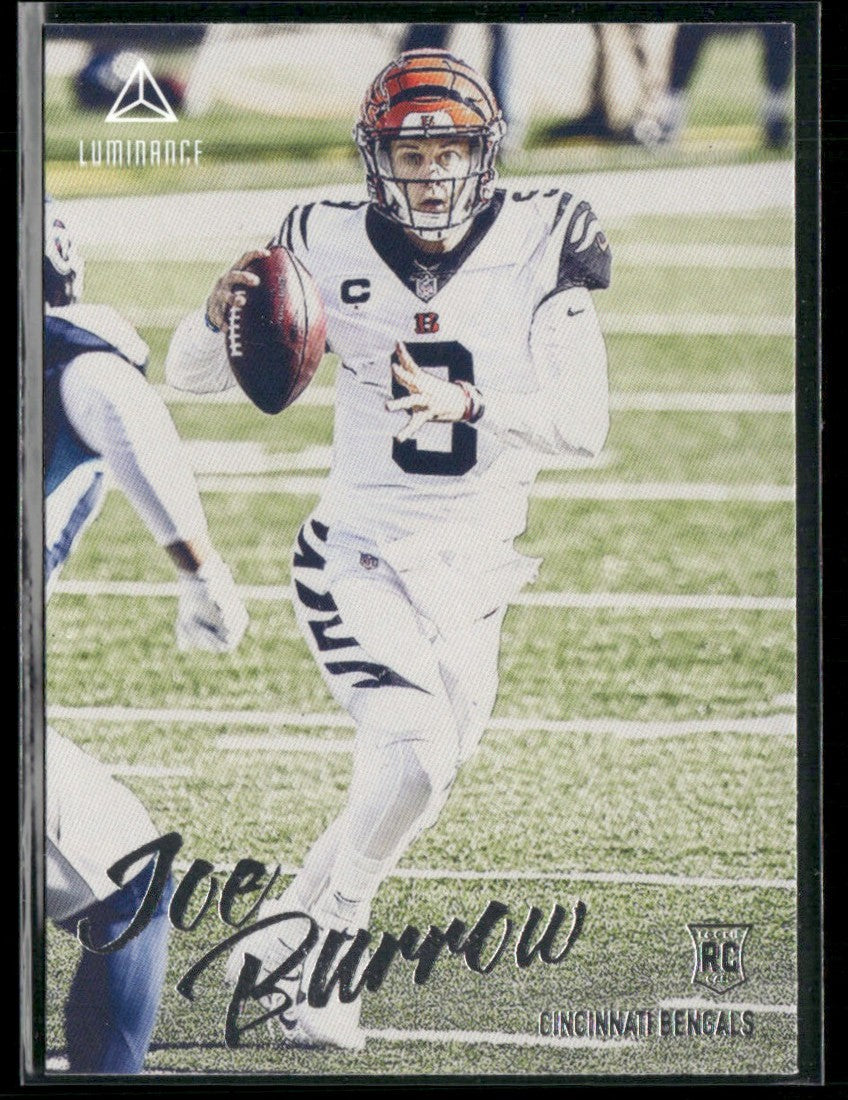 Joe Burrow 2020 Panini Chronicles Luminance RC #201 Cincinnati Bengals