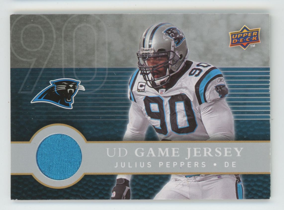 Julius Peppers 2008 Upper Deck Game Jersey #FGJ-JP Carolina Panthers