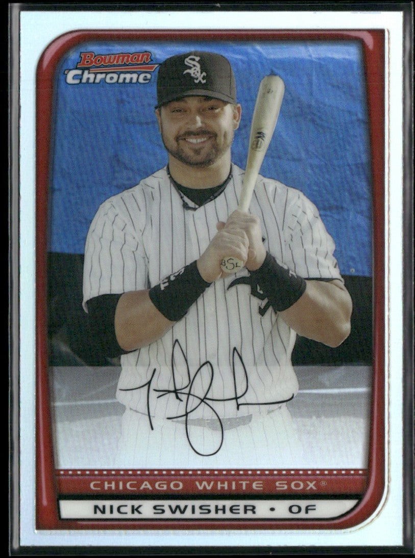 Nick Swisher 2008 Bowman Chrome Refractor #108 Chicago White Sox