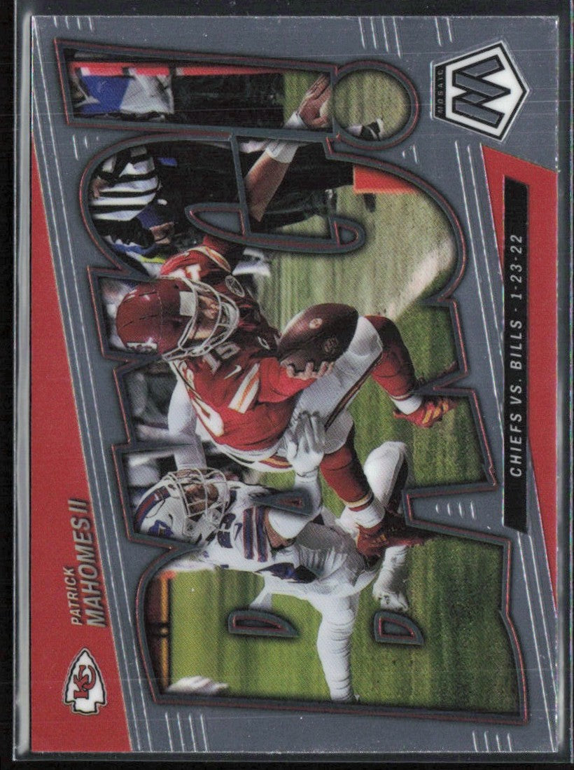 Patrick Mahomes II 2022 Panini Mosaic Bang! #B-10 Kansas City Chiefs
