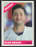 Ryan Braun 2015 Topps Heritage SP #474 Milwaukee Brewers