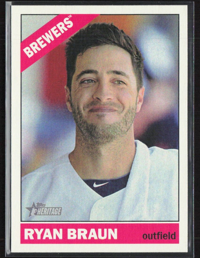 Ryan Braun 2015 Topps Heritage SP #474 Milwaukee Brewers