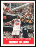 Derrick Coleman 1989 Pepsi Selco Graphics #15 Syracuse Orangemen