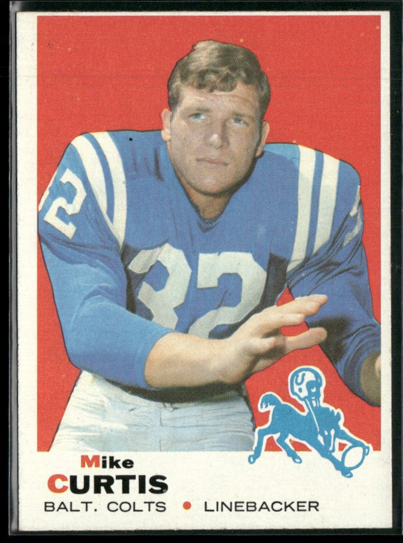 Mike Curtis 1969 Topps RC #229 Baltimore Colts