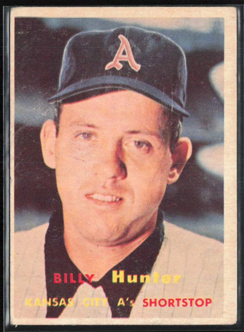 Billy Hunter 1957 Topps #207 Kansas City Athletics