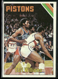 Earl Williams 1975 Topps RC #109 Detroit Pistons