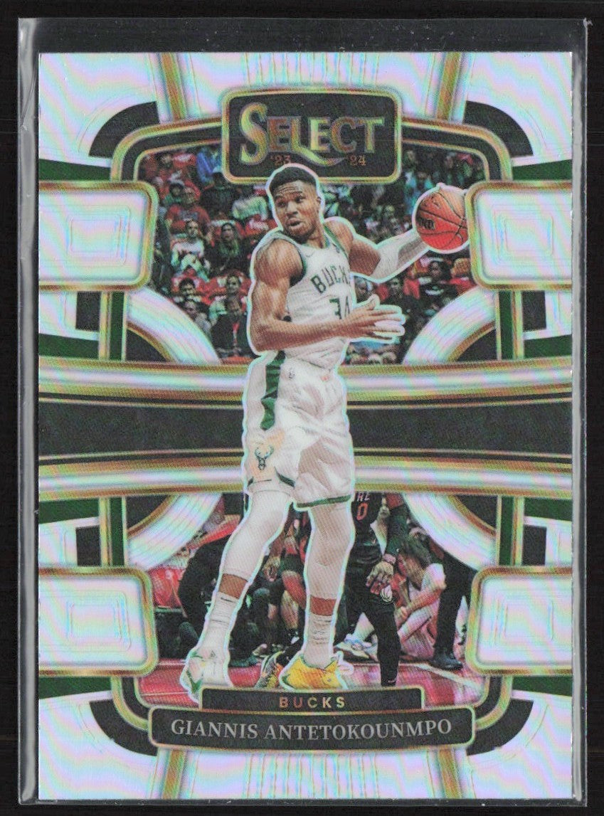 Giannis Antetokounmpo 2023 Panini Select Concourse Silver Prizm #60