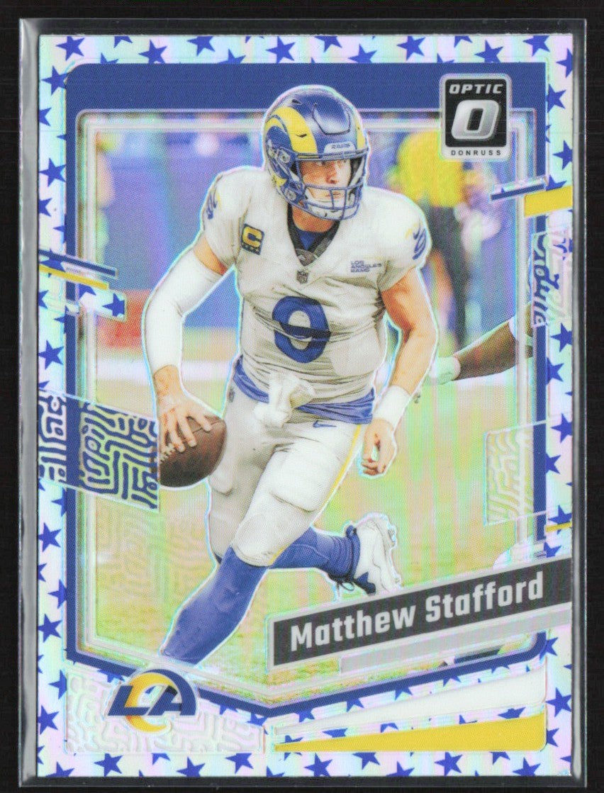 Matthew Stafford 2023 Donruss Optic Stars #113 Los Angeles Rams