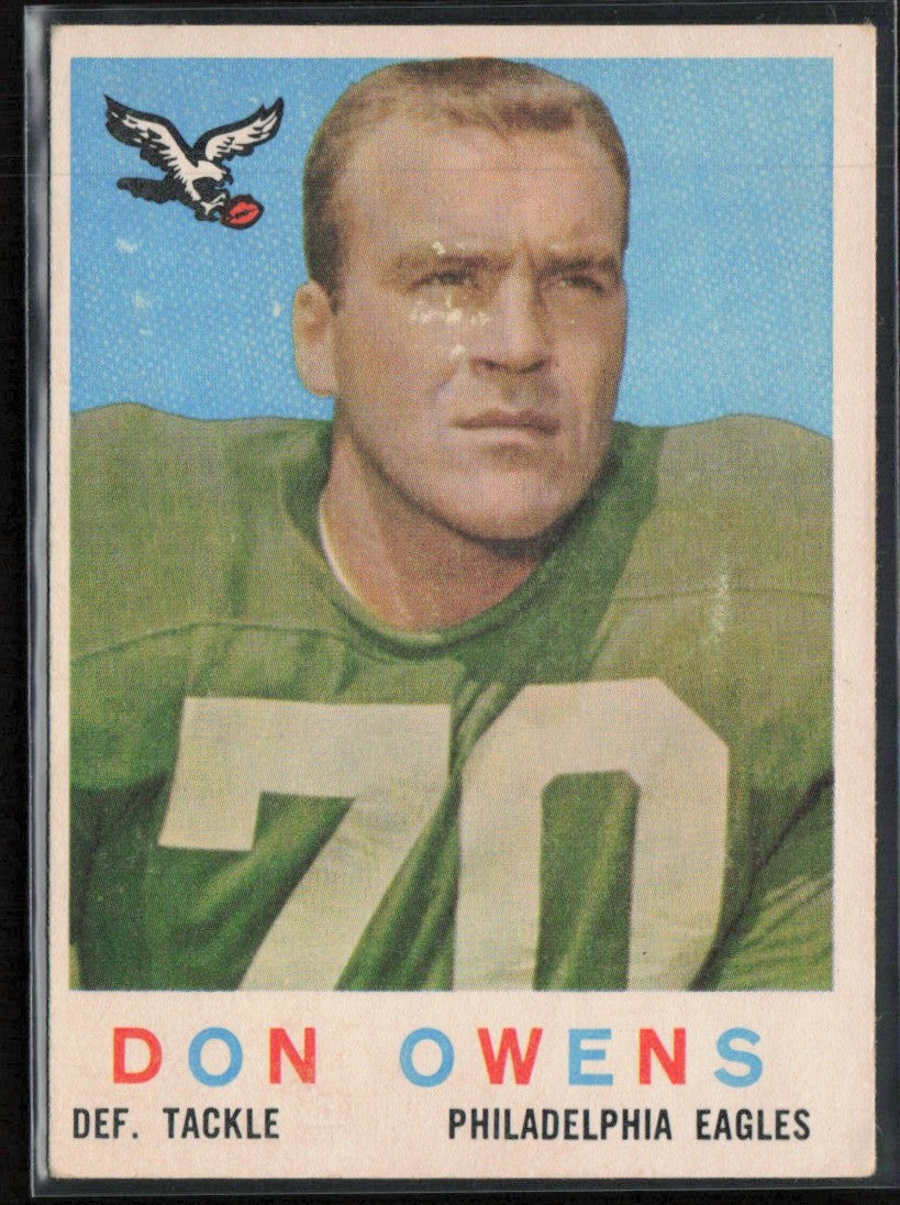 Don Owens 1959 Topps #47 Philadelphia Eagles
