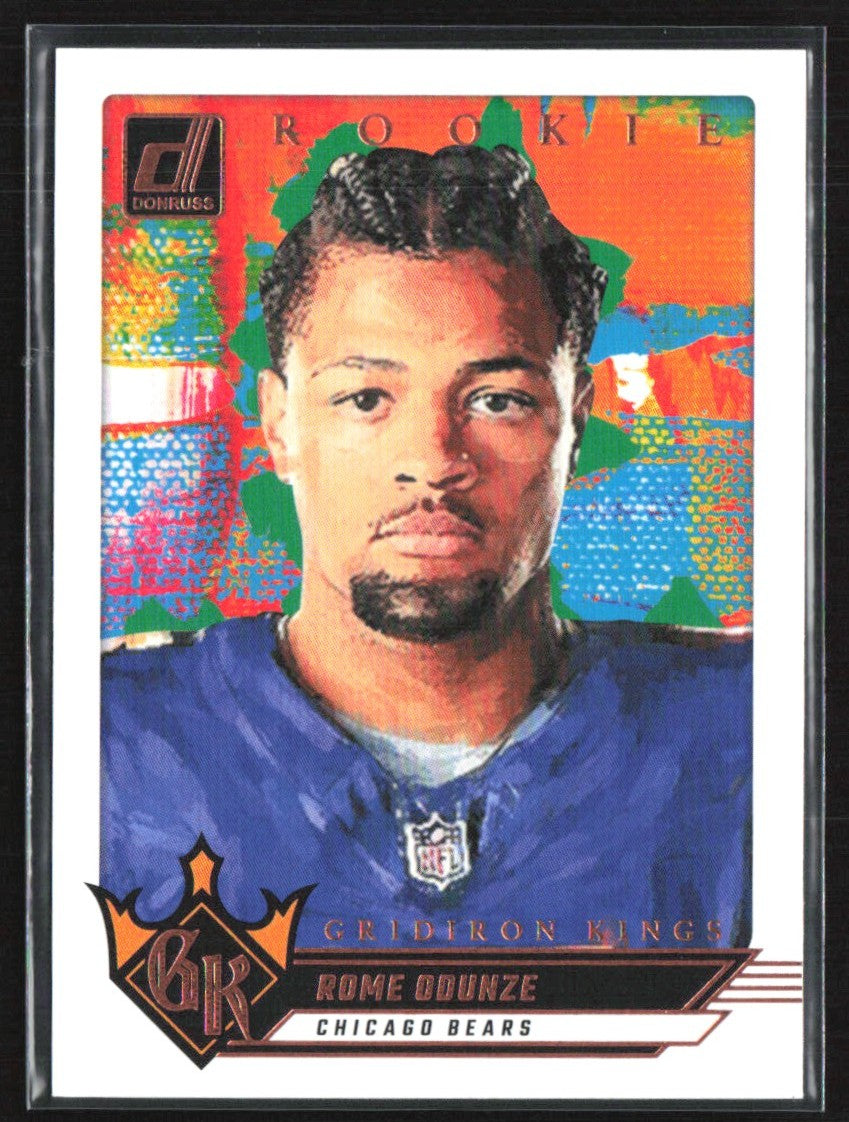 Rome Odunze 2024 Donruss Gridiron Kings RC #7 Chicago Bears