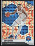 Obi Toppin 2020 Panini Mosaic Reactive Orange RC #220 New York Knicks