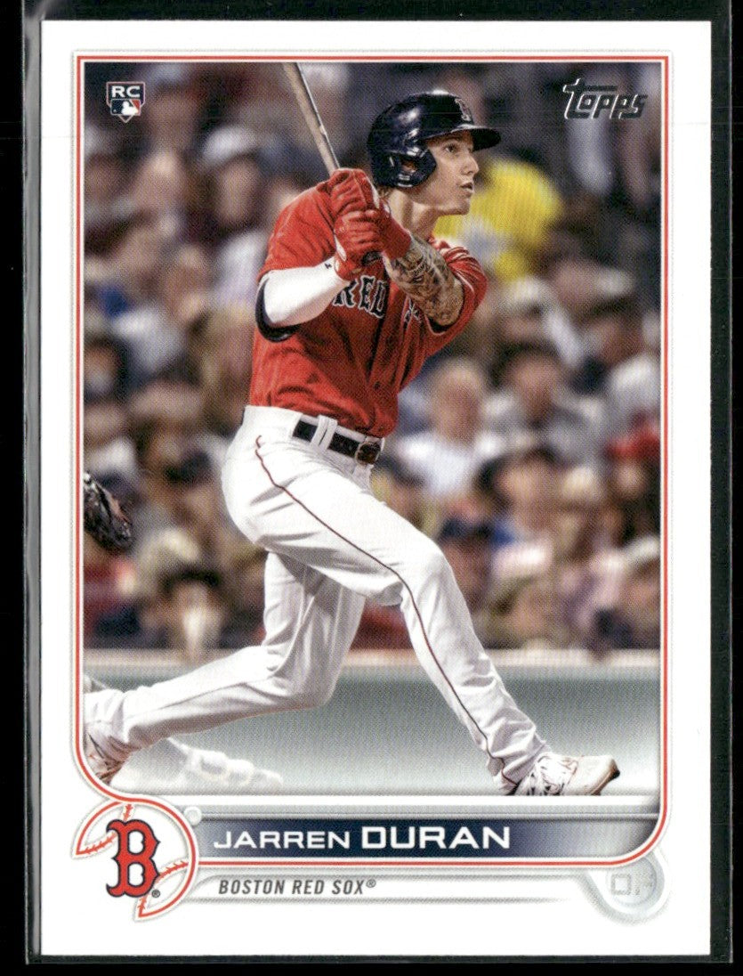 Jarren Duran 2022 Topps RC #187 Boston Red Sox