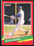 Ivan Rodriguez 1991 Donruss The Rookies RC #33 Texas Rangers