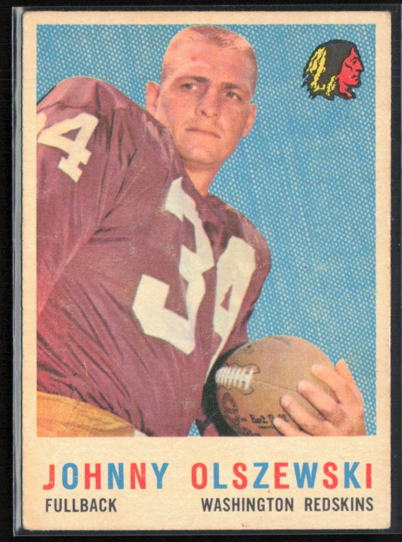 John Olszewski 1959 Topps #115 Washington Redskins