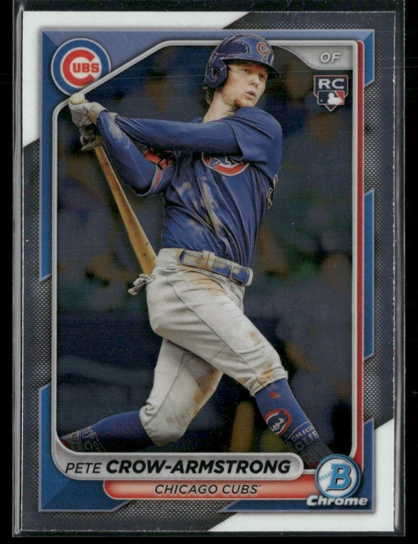 Pete Crow-Armstrong 2024 Bowman Chrome RC #45 Chicago Cubs