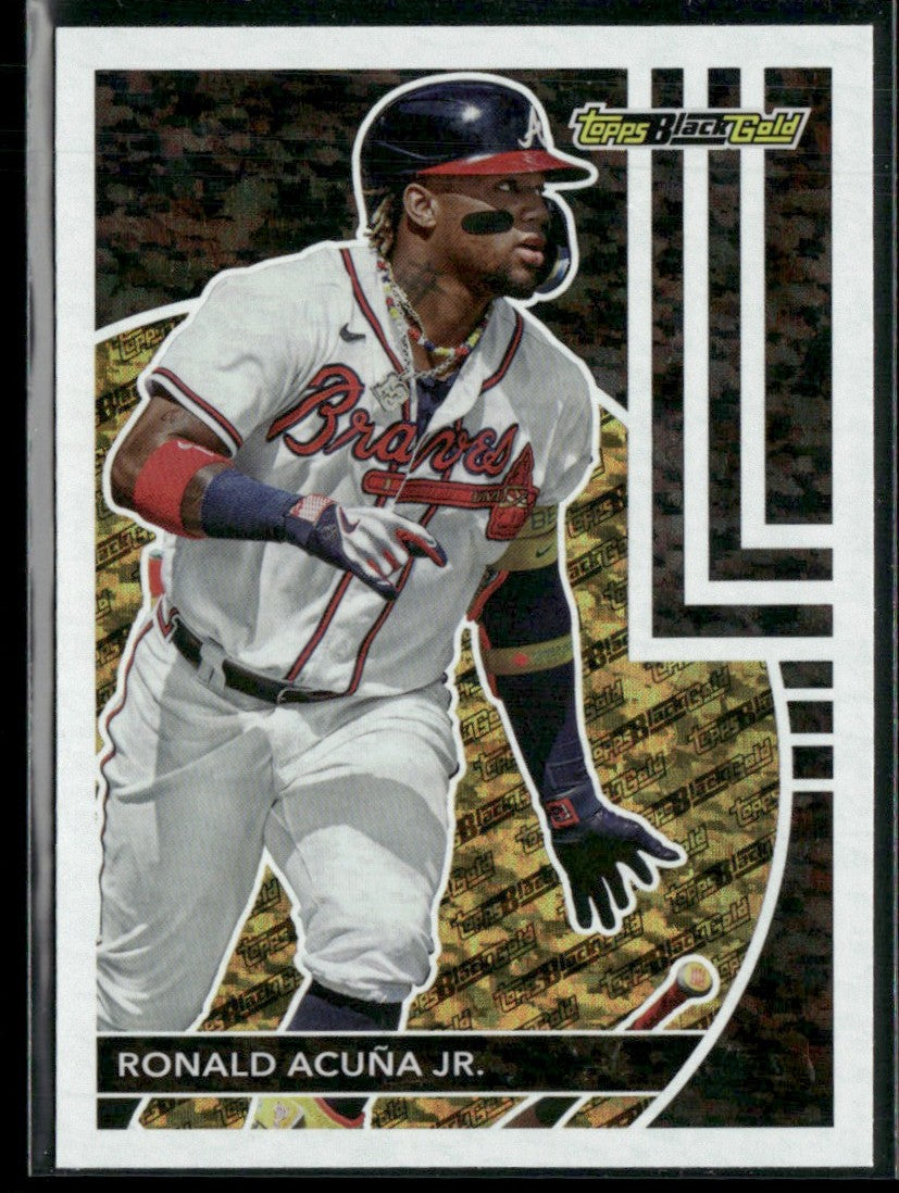Ronald Acuna Jr. 2024 Topps Update Black Gold #BG-3 Atlanta Braves