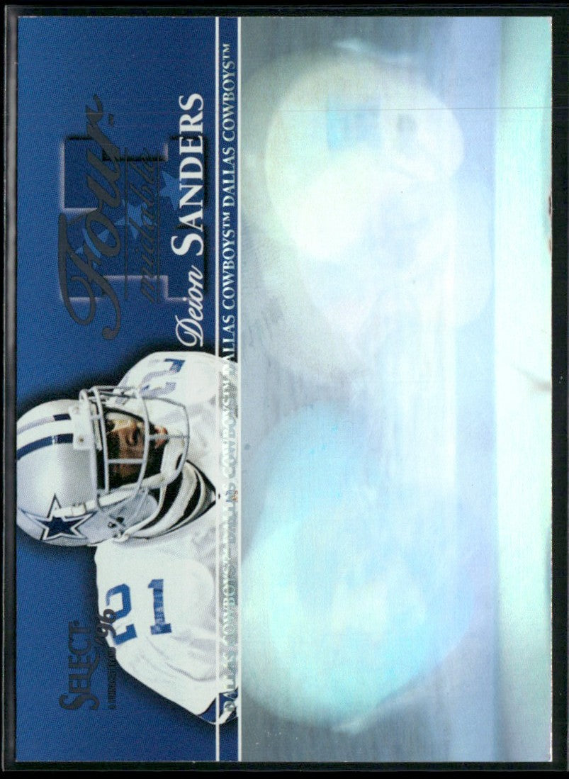 Deion Sanders 1996 Select Four Midable #4 Dallas Cowboys