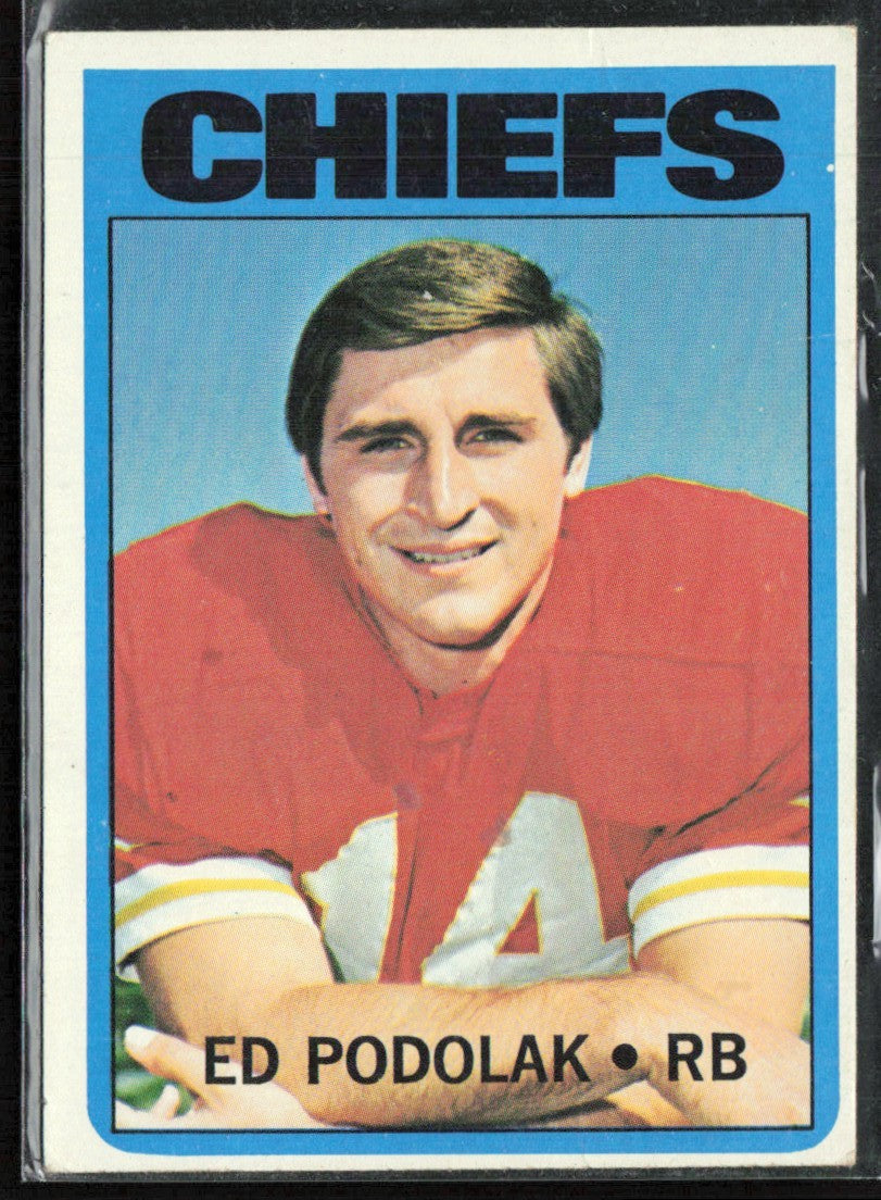 Ed Podolak 1972 Topps #82 Kansas City Chiefs