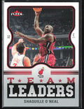 Shaquille O'Neal 2006 Fleer Team Leaders #TL-SO Miami Heat