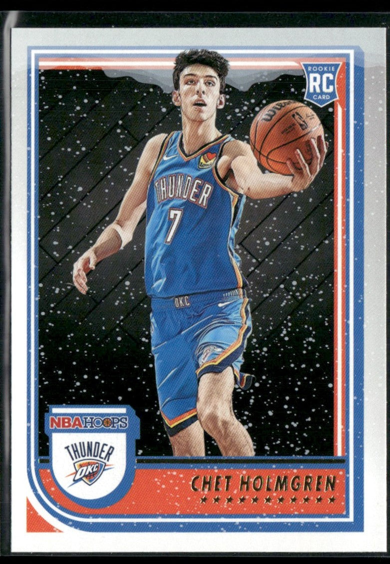 Chet Holmgren 2022 Hoops Winter RC #232 Oklahoma City Thunder