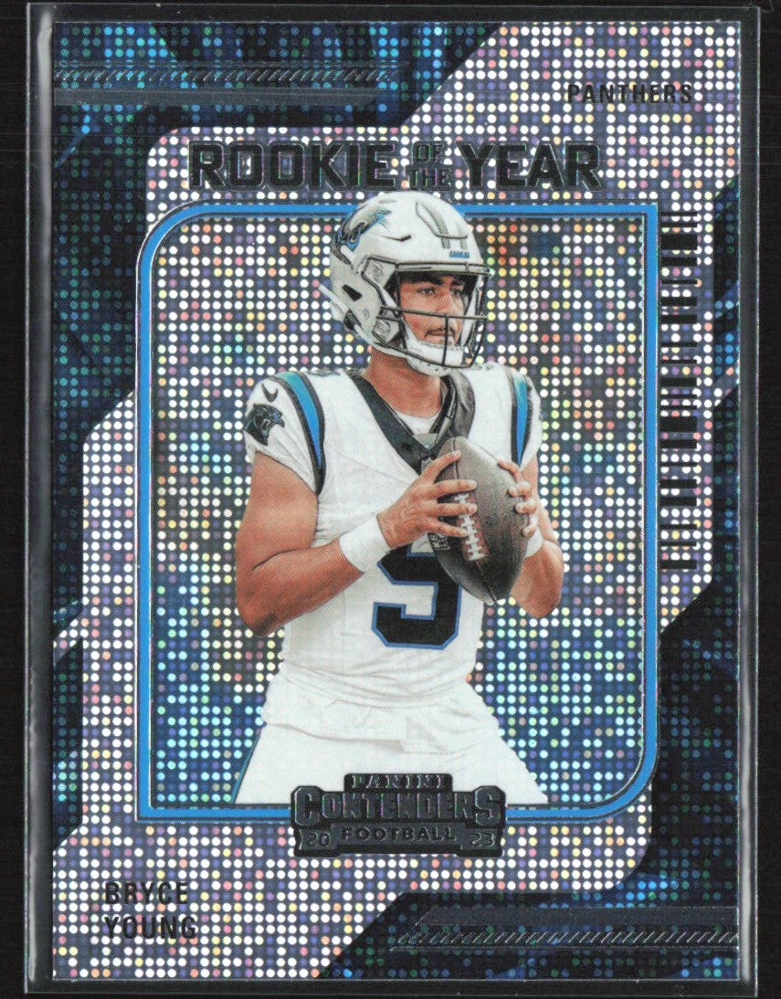 Bryce Young 2023 Panini Contenders Rookie of the Year #4 Carolina Panthers