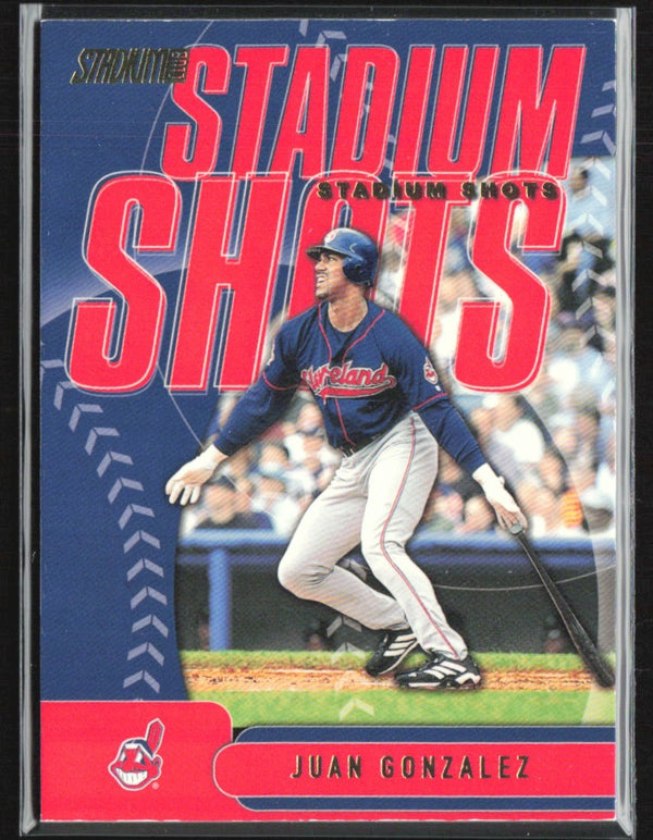 Juan Gonzalez 2002 Topps Stadium Club Shots #SS7 Cleveland Indians