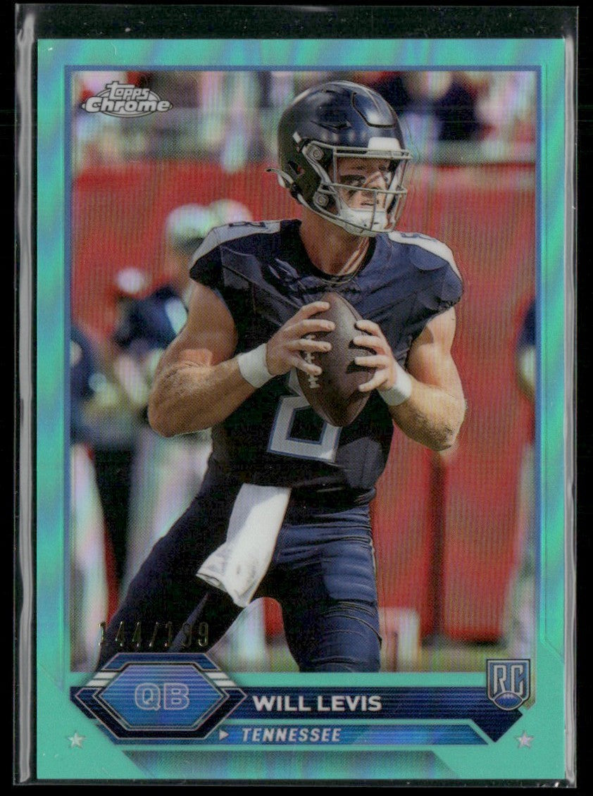 Will Levis 2023 Topps Composite Chrome Aqua Refractor RC /199 #4