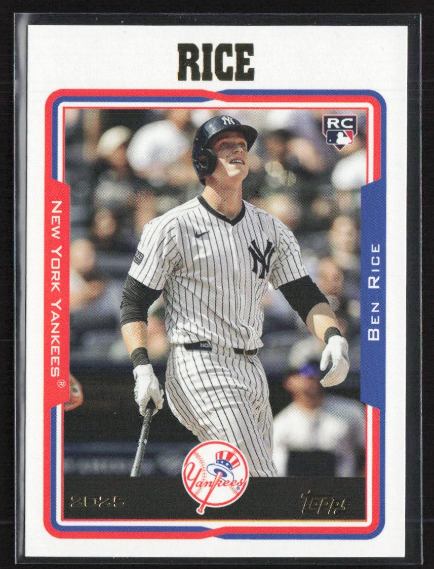 Ben Rice 2025 Topps Archives 2005 Topps RC #218 New York Yankees