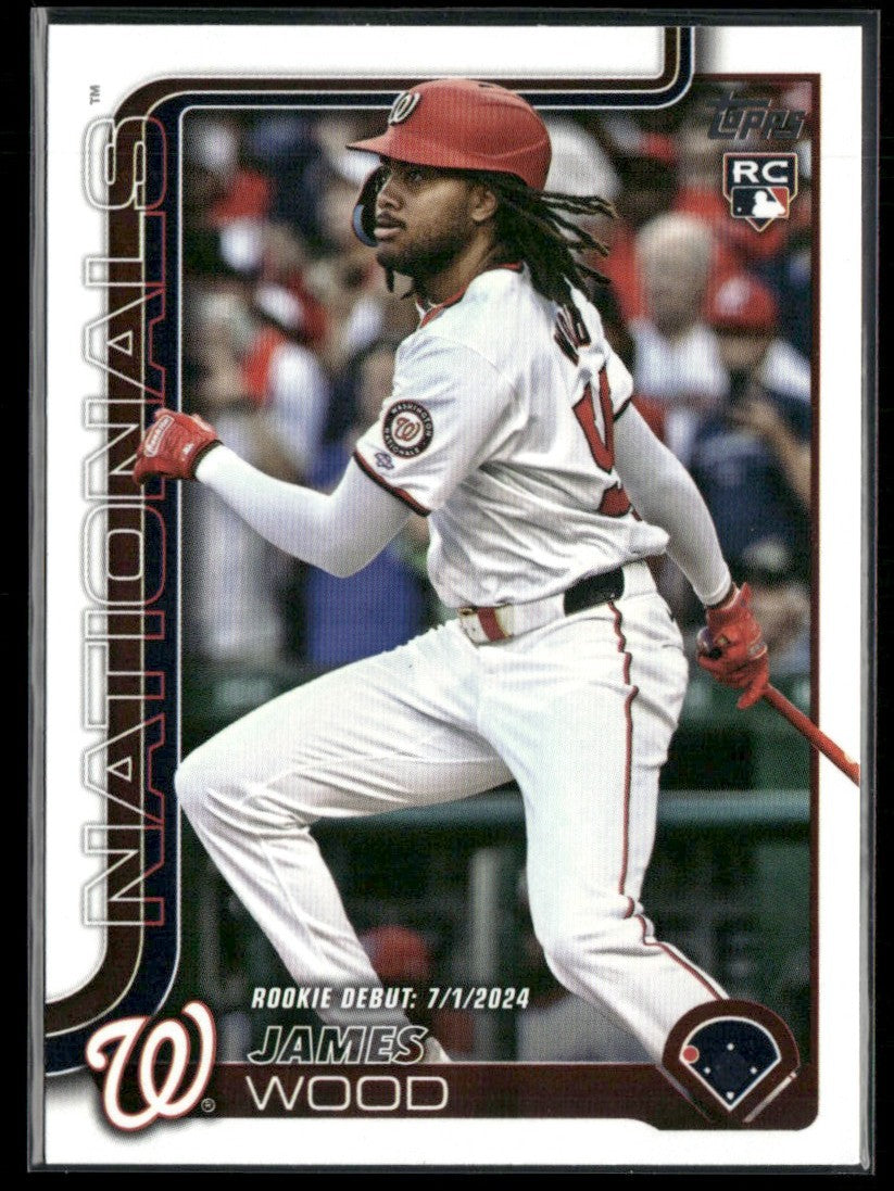 James Wood 2025 Topps Update RC #US218 Washington Nationals